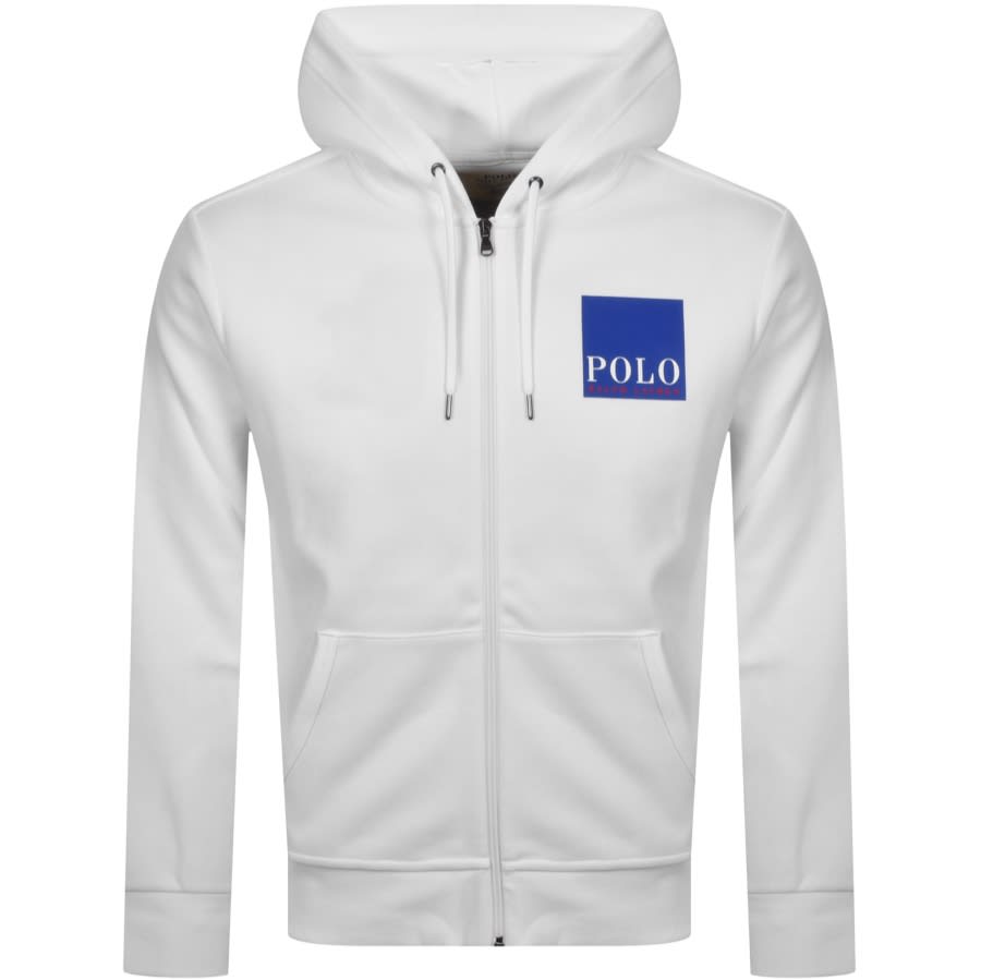 Alternative Image for ProductRalph Lauren Polo Full Zip Hoodie White1